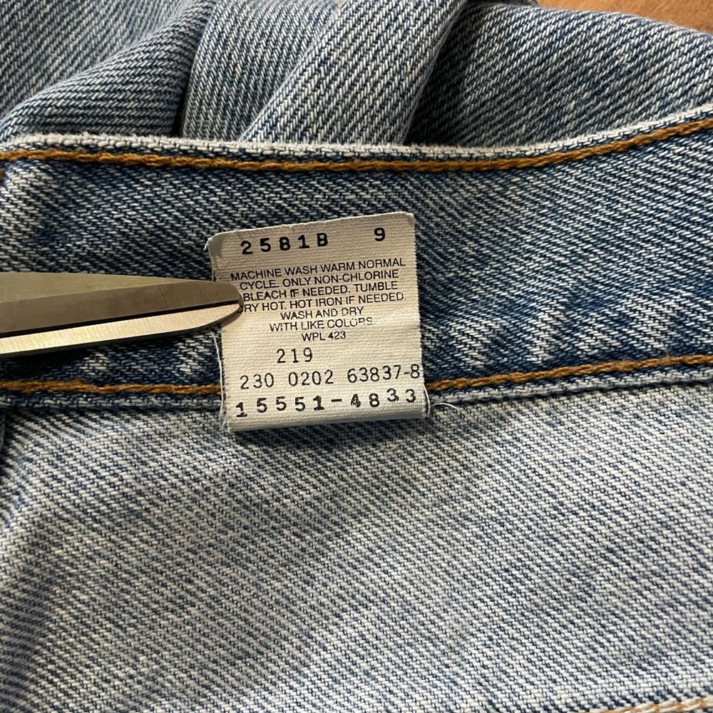 VTG Y2K Levi's 550 Relaxed Fit Tapered Leg Jeans Sz 16 S - Picture 8 of 10